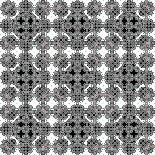 Seamless Pattern Small Pattern Geometric Flowers Patterns Fabric Clothing — ストック写真