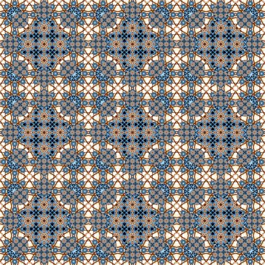 Kusursuz desen. Geometrik çiçeklerin küçük deseni. Kumaş ve giysi desenleri