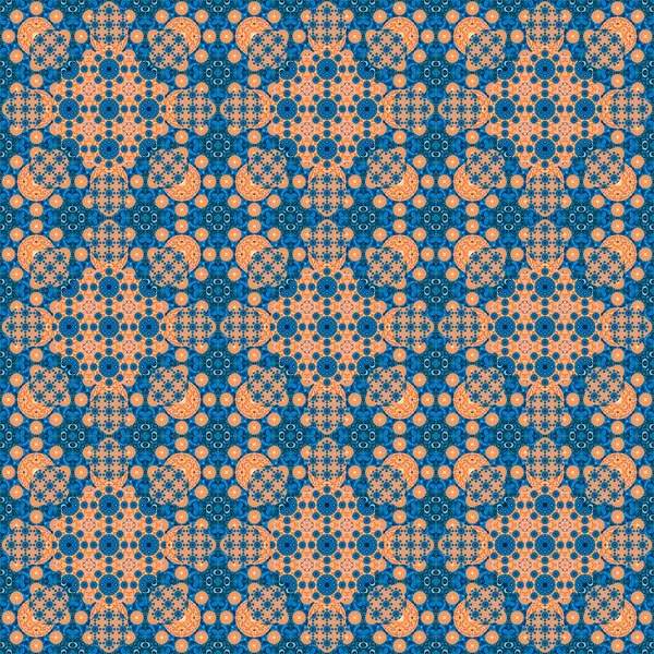 Seamless Pattern Small Pattern Geometric Flowers Patterns Fabric Clothing — 图库照片