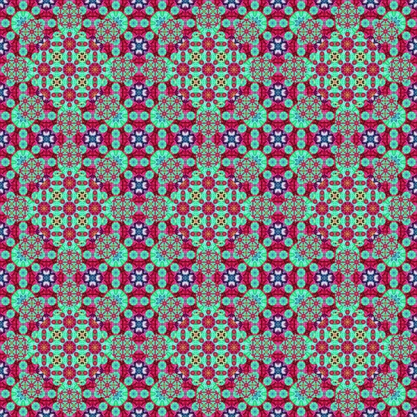 Seamless pattern. Small pattern of geometric flowers. Patterns for fabric and clothing