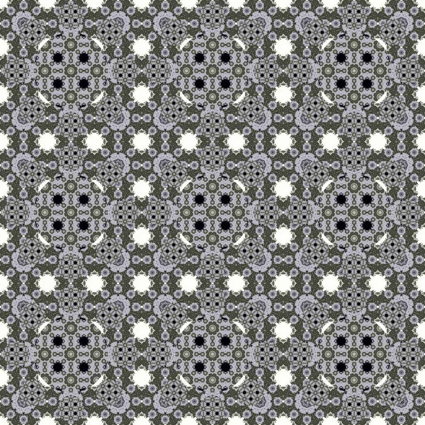 Nahtloses Muster Kleines Muster Geometrischer Blumen Muster Für Stoff Und — Stockfoto