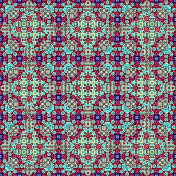 Seamless pattern. Small pattern of geometric flowers. Patterns for fabric and clothing