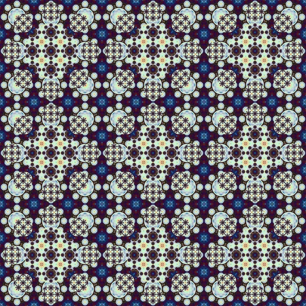 Seamless pattern. Small pattern of geometric flowers. Patterns for fabric and clothing