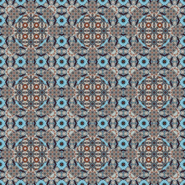 Seamless pattern. Small pattern of geometric flowers. Patterns for fabric and clothing