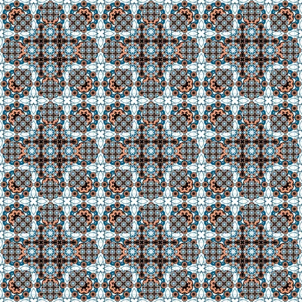 Seamless Pattern Small Pattern Geometric Flowers Patterns Fabric Clothing — 스톡 사진