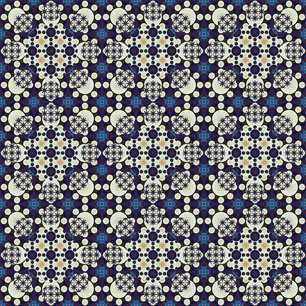 Seamless Pattern Small Pattern Geometric Flowers Patterns Fabric Clothing —  Fotos de Stock
