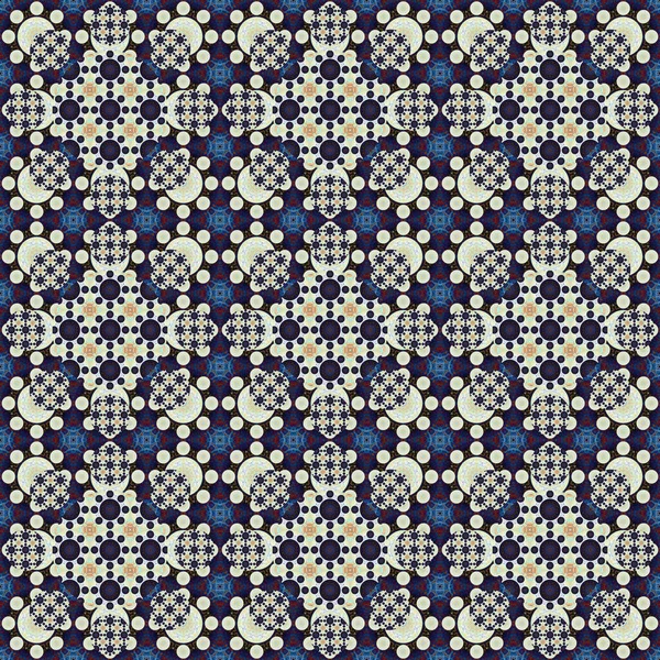 Seamless pattern. Small pattern of geometric flowers. Patterns for fabric and clothing