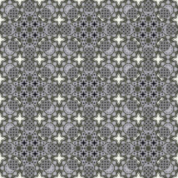 Seamless Pattern Small Pattern Geometric Flowers Patterns Fabric Clothing — 图库照片