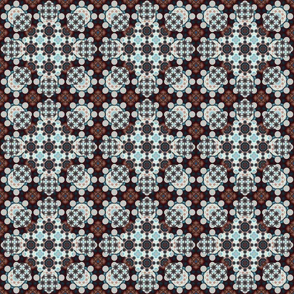Kusursuz Desen Geometrik Çiçeklerin Küçük Deseni Kumaş Giysi Desenleri — Stok fotoğraf