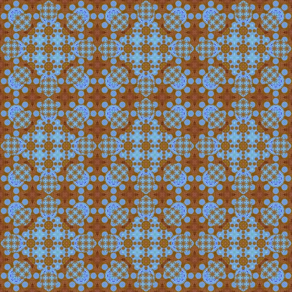 Nahtloses Muster Kleines Muster Geometrischer Blumen Muster Für Stoff Und — Stockfoto