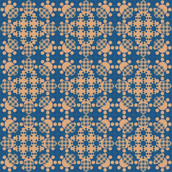 Seamless pattern. Small pattern of geometric flowers. Patterns for fabric and clothing