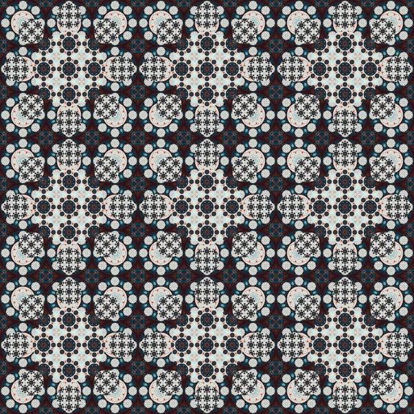 Seamless Pattern Small Pattern Geometric Flowers Patterns Fabric Clothing — Stockfoto