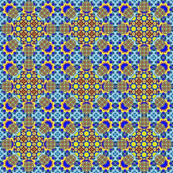 Seamless pattern. Small pattern of geometric flowers. Patterns for fabric and clothing