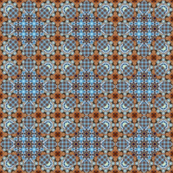 Seamless pattern. Small pattern of geometric flowers. Patterns for fabric and clothing