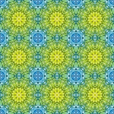 Kusursuz desen. Baskı ve dekorasyon için geometrik desen. Kaleydoskop dokusu