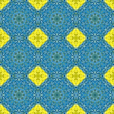 Kusursuz desen. Baskı ve dekorasyon için geometrik desen. Kaleydoskop dokusu