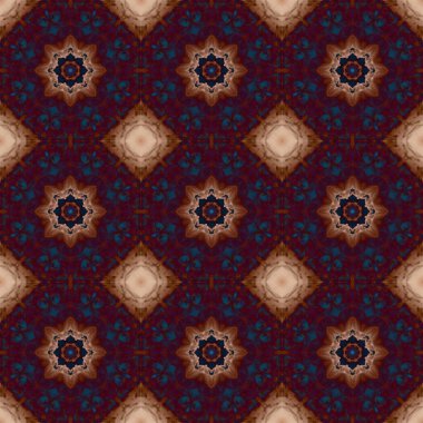 Seamless pattern. Geometric pattern for printing and decoration. Kaleidoscope texture