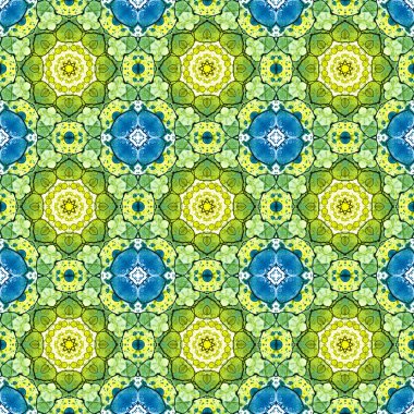 Kusursuz desen. Baskı ve dekorasyon için geometrik desen. Kaleydoskop dokusu