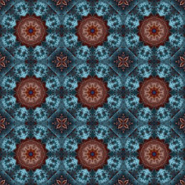 Kusursuz desen. Baskı ve dekorasyon için geometrik desen. Kaleydoskop dokusu