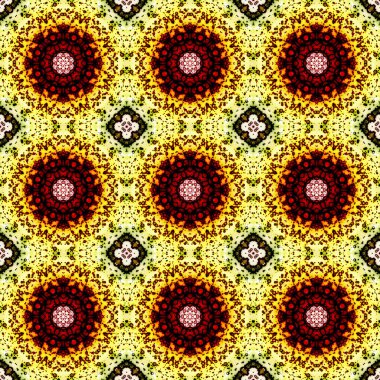 Kusursuz desen. Baskı ve dekorasyon için geometrik desen. Kaleydoskop dokusu