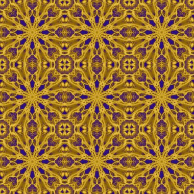 Kusursuz desen. Baskı ve dekorasyon için geometrik desen. Kaleydoskop dokusu