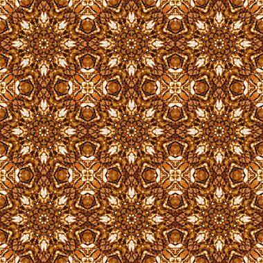 Kusursuz desen. Baskı ve dekorasyon için geometrik desen. Kaleydoskop dokusu