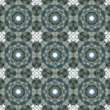 Kusursuz desen. Baskı ve dekorasyon için geometrik desen. Kaleydoskop dokusu