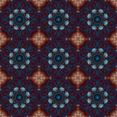 Kusursuz desen. Baskı ve dekorasyon için geometrik desen. Kaleydoskop dokusu