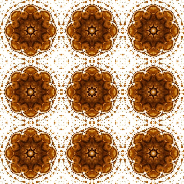 Seamless Pattern Geometric Pattern Printing Decoration Kaleidoscope Texture — Stockfoto