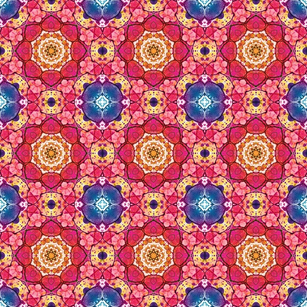 Kusursuz desen. Baskı ve dekorasyon için geometrik desen. Kaleydoskop dokusu