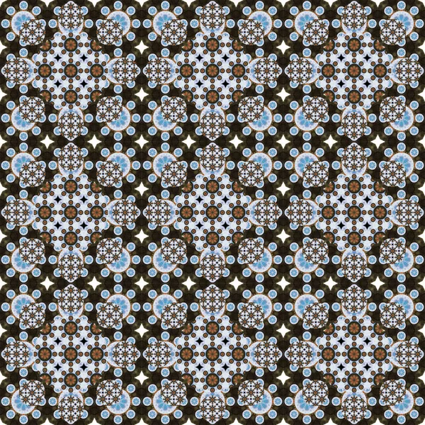 Seamless pattern. Small pattern of geometric flowers. Patterns for fabric and clothing