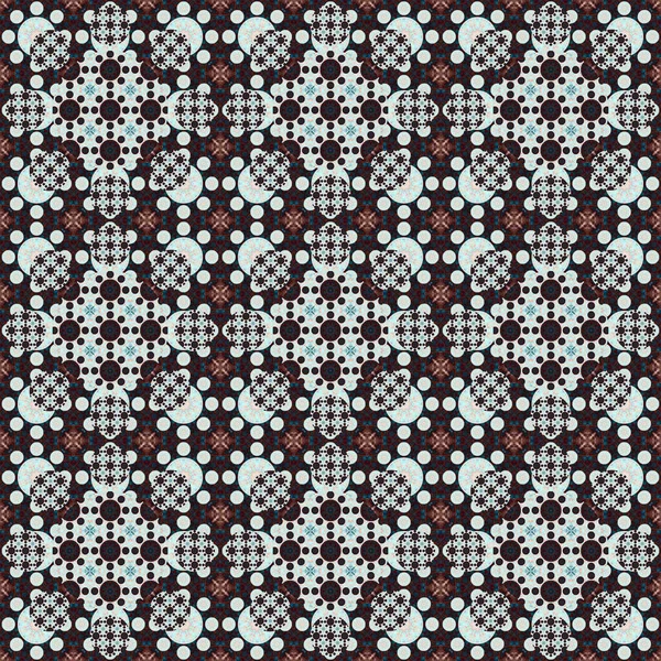 Seamless Pattern Small Pattern Geometric Flowers Patterns Fabric Clothing — Fotografia de Stock