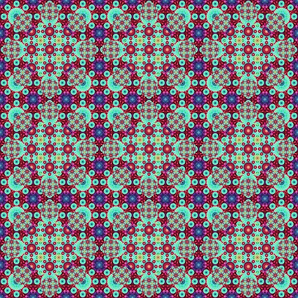 Seamless pattern. Small pattern of geometric flowers. Patterns for fabric and clothing