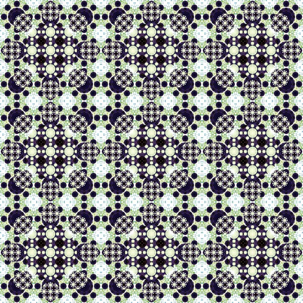 Seamless Pattern Small Pattern Geometric Flowers Patterns Fabric Clothing — Fotografia de Stock