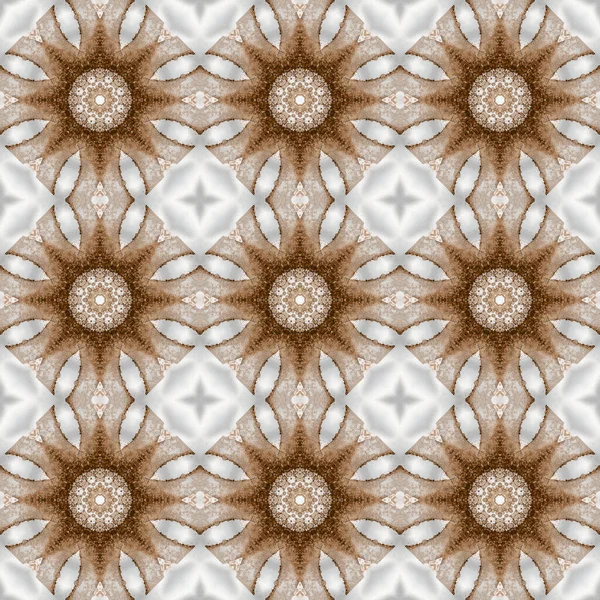 Seamless Pattern Geometric Pattern Printing Decoration Kaleidoscope Texture — Stockfoto