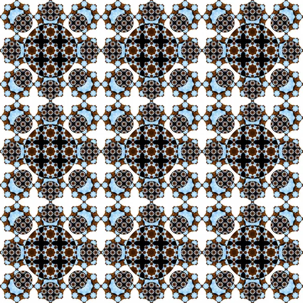 Seamless pattern. Small pattern of geometric flowers. Patterns for fabric and clothing