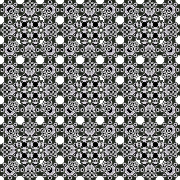 Seamless Pattern Small Pattern Geometric Flowers Patterns Fabric Clothing — Stockfoto