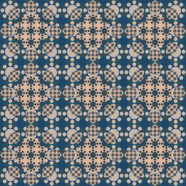 Seamless Pattern Small Pattern Geometric Flowers Patterns Fabric Clothing — Fotografia de Stock