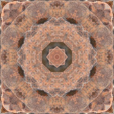 Kusursuz desenler. Doğrusal ve geometrik desenlerin karesi. Kaleydoskop.