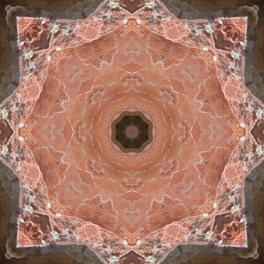 Kusursuz desenler. Doğrusal ve geometrik desenlerin karesi. Kaleydoskop.