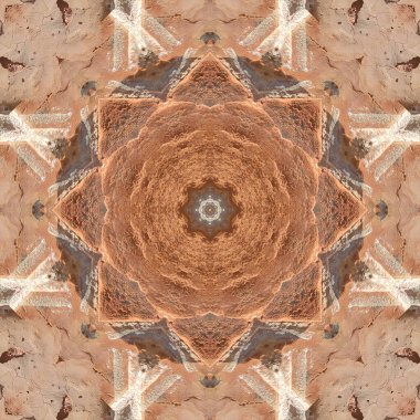 Kusursuz desenler. Doğrusal ve geometrik desenlerin karesi. Kaleydoskop.