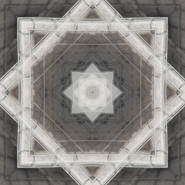 Seamless Patterns Square Linear Geometric Patterns Kaleidoscope — Foto de Stock