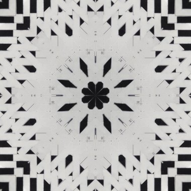 Kusursuz desenler. Doğrusal ve geometrik desenlerin karesi. Kaleydoskop.