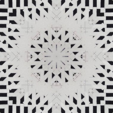 Kusursuz desenler. Doğrusal ve geometrik desenlerin karesi. Kaleydoskop.