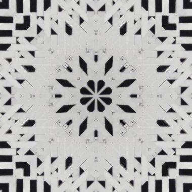 Kusursuz desenler. Doğrusal ve geometrik desenlerin karesi. Kaleydoskop.