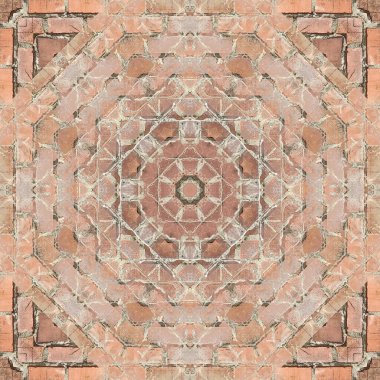 Kusursuz desenler. Doğrusal ve geometrik desenlerin karesi. Kaleydoskop.