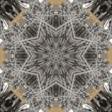 Kusursuz desenler. Doğrusal ve geometrik desenlerin karesi. Kaleydoskop.