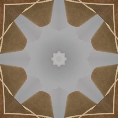 Kusursuz desenler. Doğrusal ve geometrik desenlerin karesi. Kaleydoskop.