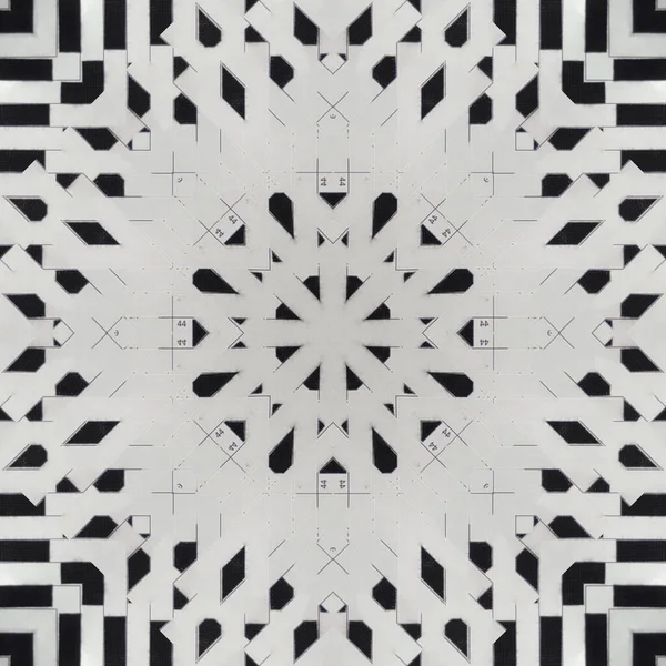 Zökkenőmentes Minták Négyzet Alakú Lineáris Geometriai Minták Kaleidoszkóp — Stock Fotó