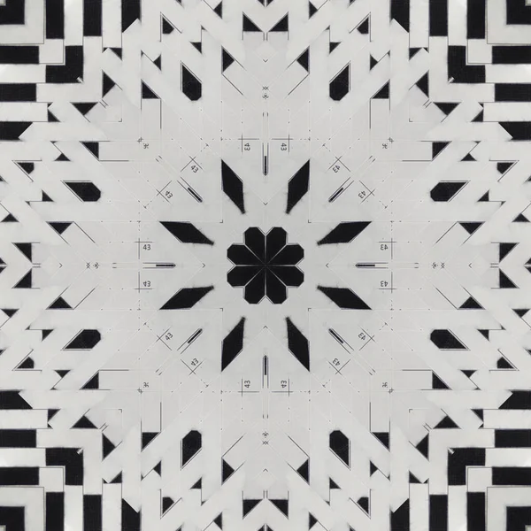 Kusursuz desenler. Doğrusal ve geometrik desenlerin karesi. Kaleydoskop.